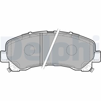 Гальмівні колодки, дискові DELPHI LP2229 (фото 1)