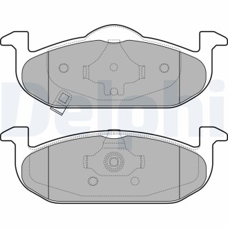 Гальмівні колодки, дискові DELPHI LP2695