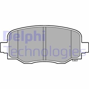 Комплект гальмівних колодок DELPHI LP3253 (фото 1)