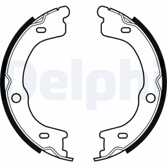 Комплект тормозных колодок, стояночная тормозная система DELPHI LS2048