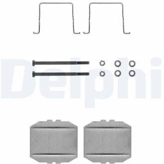 Комплектующие, колодки дискового тормоза DELPHI LX0122