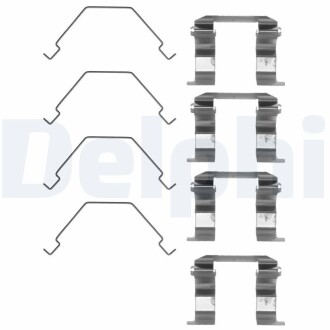 Комплектующие, колодки дискового тормоза DELPHI LX0159