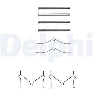 Комплектующие, колодки дискового тормоза DELPHI LX0211