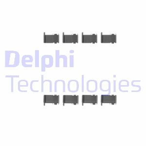 Комплектующие, колодки дискового тормоза DELPHI LX0226