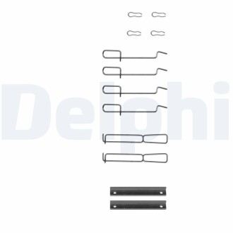 Комплектующие, колодки дискового тормоза DELPHI LX0262