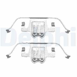 Комплектующие, колодки дискового тормоза DELPHI LX0406