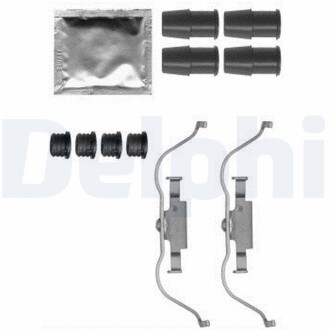 Комплектующие, колодки дискового тормоза DELPHI LX0573