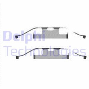 Комплектующие, колодки дискового тормоза DELPHI LX0596