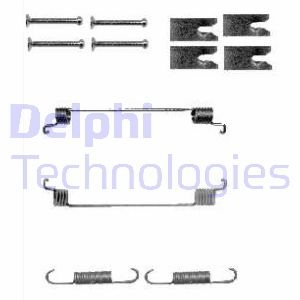 Комплектующие, колодки дискового тормоза DELPHI LY1342 (фото 1)