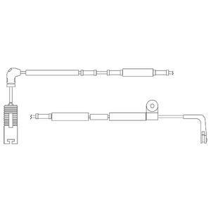 Сигнализатор, износ тормозных колодок DELPHI LZ0196