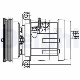 Компресор кондиціонера DELPHI TSP0155984