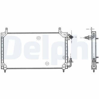 Конденсатор, кондиционер DELPHI TSP0225413