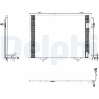 Конденсатор, кондиционер DELPHI TSP0225432