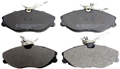 Колодки гальмівні дискові, комплект DENCKERMANN B110597 (фото 1)