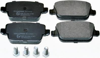 Тормозные колодки задние (16.0mm) Ford Galaxy/Mondeo IV 2.0TDCi 03/07 DENCKERMANN B111010 (фото 1)