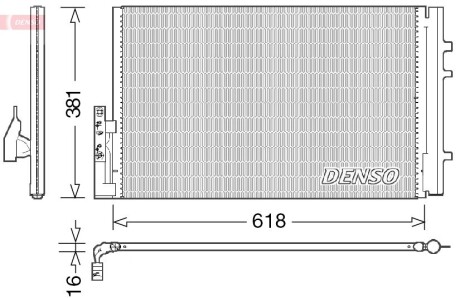 Конденсатор, кондиционер DENSO DCN05014