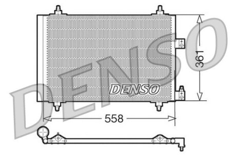 Конденсатор, кондиционер DENSO DCN07005