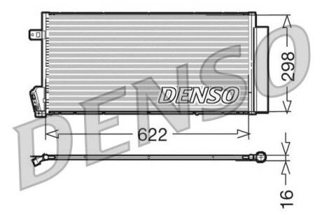 Конденсер кондиціонера DENSO DCN09018