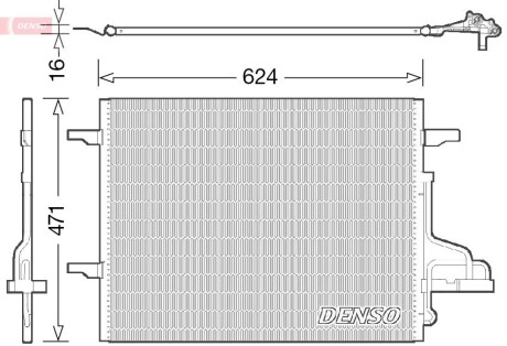 Конденсатор, кондиционер DENSO DCN10027