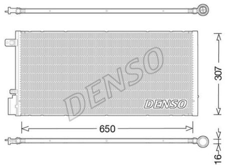 Радіатор кондиціонера DENSO DCN15005