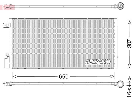 Радіатор кондиціонера DENSO DCN15005