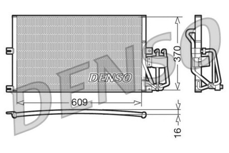 Конденсатор, кондиционер DENSO DCN20029