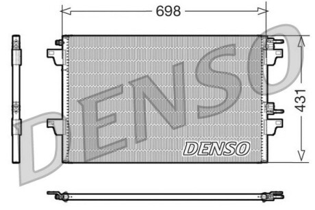 Конденсатор, кондиционер DENSO DCN23021