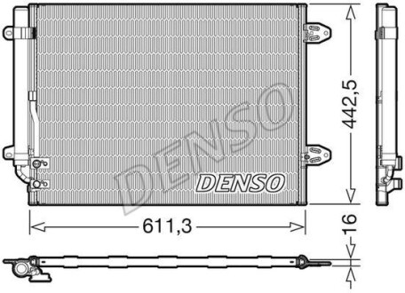 Конденсатор, кондиционер DENSO DCN32013