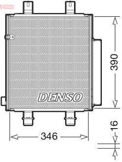 Конденсатор, кондиционер DENSO DCN35004