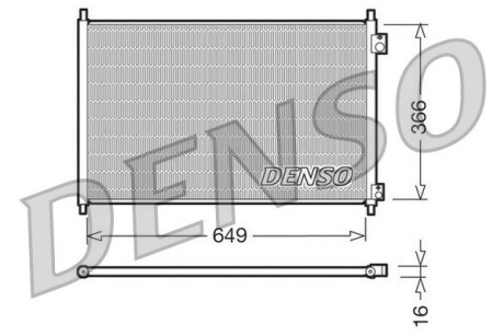 Конденсатор, кондиционер DENSO DCN40006