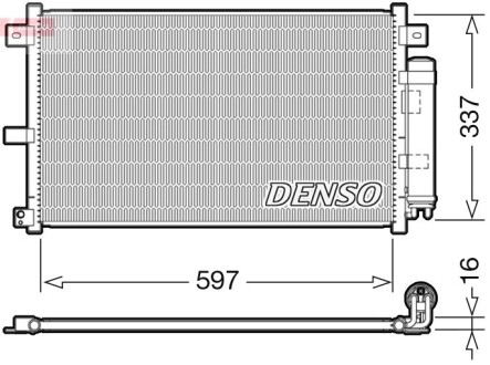 Конденсатор, кондиционер DENSO DCN44001