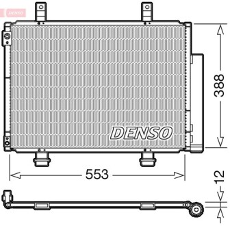 Конденсатор, кондиционер DENSO DCN47007