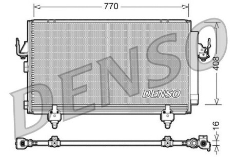 Конденсатор, кондиционер DENSO DCN50031