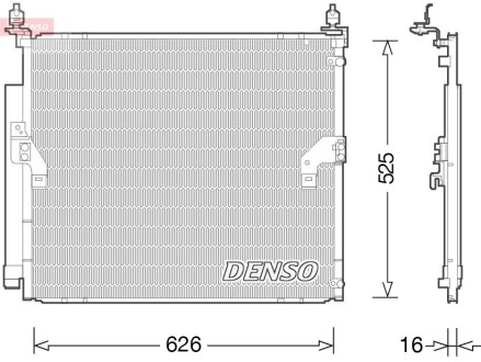 Конденсатор, кондиционер DENSO DCN50034