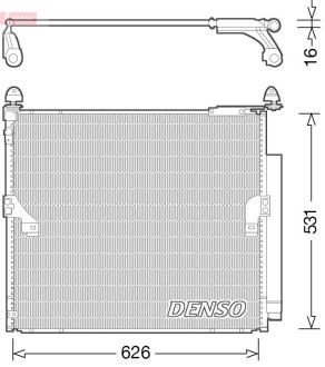 Конденсер кондиціонера DENSO DCN50038