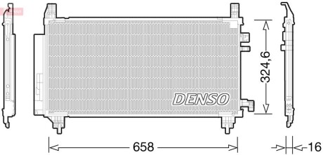 Конденсатор, кондиционер DENSO DCN50046