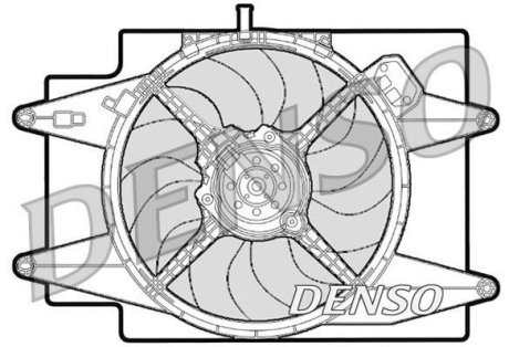 Вентилятор, охлаждение двигателя DENSO DER0 1001 (фото 1)