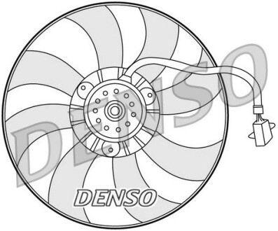 Вентилятор, охлаждение двигателя DENSO DER32007