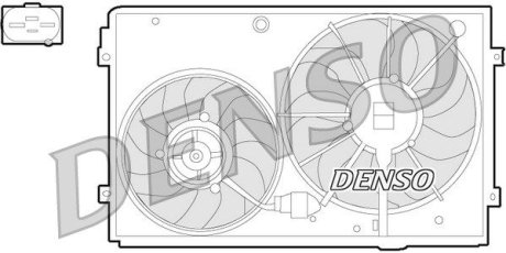 Вентилятор радіатора DENSO DER32011