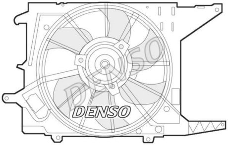 Вентилятор, охлаждение двигателя DENSO DER37003