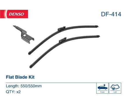 Щітка склоочисника DENSO DF-414 (фото 1)