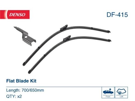 Щітка склоочисника DENSO DF-415 (фото 1)