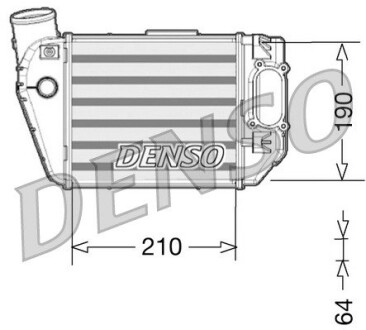 Интеркулер DENSO DIT02021