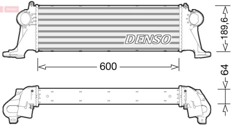 Интеркулер DENSO DIT12004