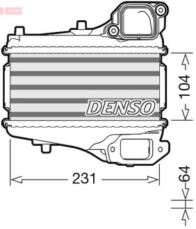 Интеркулер DENSO DIT40001