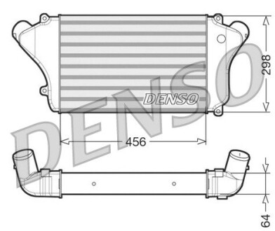 Интеркулер DENSO DIT45004