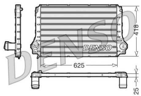 Интеркулер DENSO DIT50003 (фото 1)