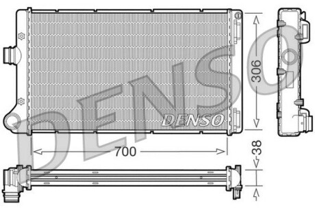 Радиатор, охлаждения дивгателя DENSO DRM09099 (фото 1)