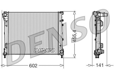 Радиатор, охлаждения дивгателя DENSO DRM09160