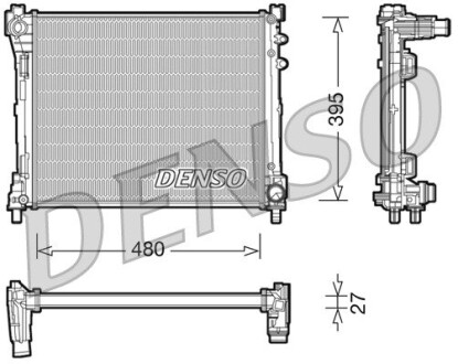 Датчик ABS, передний DENSO DRM13014